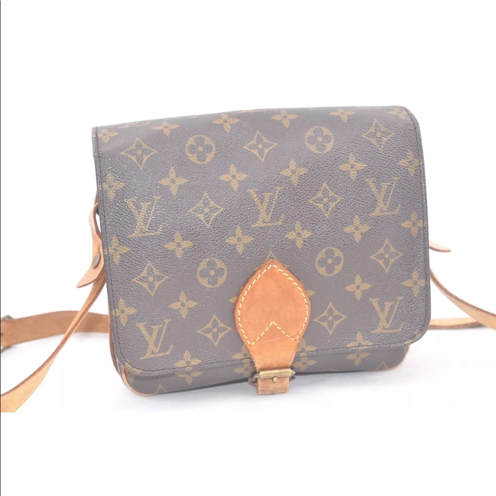 Authentic Louis Vuitton Cartouchiere MM MONOGRAM